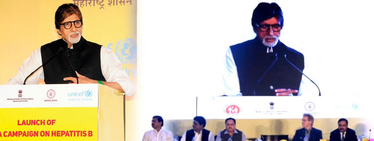 What Amitabh Bachchan spoke at Hepatitis B vaccine drive launch